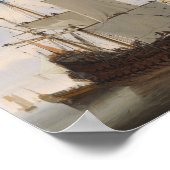 Niederländische Schiffe in einer ruhigen Lage - Se Poster (Ecke)