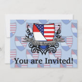 Niederländische Schildflagge Einladung (Vorderseite)