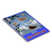 Niederländische Schmetterlinge keuchen. Textheft Notizblock (Rechte Seite)