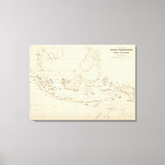 Niederländische Sitzungen im indischen Archipel Leinwanddruck (Vorderseite)