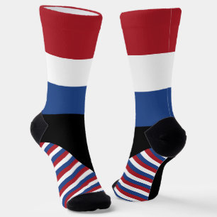 Niederländische Socken, niederländische Flaggenfar Socken