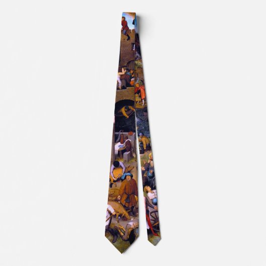 Niederländische Sprichwörter, Pieter Bruegel der Ä Krawatte (Vorderseite)