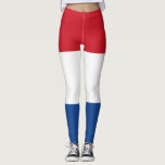 Niederländische Staatsflagge Leggings<br><div class="desc">Staatsflagge des Landes von den Niederlanden</div>