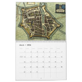 Niederländische Städte Anno 1652 - Version 2 Kalender (Mär 2026)