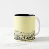 Niederländische Stadthäuser Zweifarbige Tasse (VorderseiteRechts)