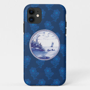 Niederländische traditionelle blaue Fliese iPhone 11 Hülle