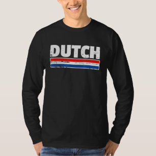 Niederländische Vintage-Niederlande-Flagge 1 T-Shirt