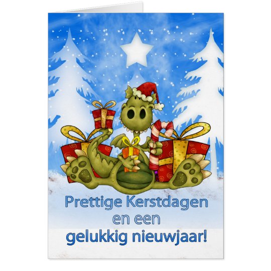 Niederländische Weihnachtskarte niedlicher Karte Zazzle