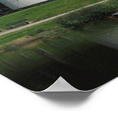 Niederländische Windmühle in Zeeland, Holland, Fot Poster (Ecke)