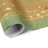 Niederländische Windmühle Landschaft Niederlande Geschenkpapier (Rolleneckpunkt)