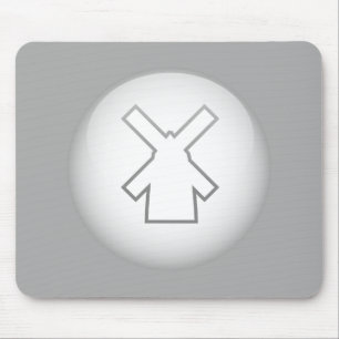 Niederländische Windmühle Mousepad
