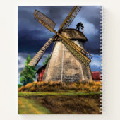 Niederländische Windmühle Notizblock (Rückseite)
