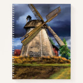 Niederländische Windmühle Notizblock (Vorderseite)