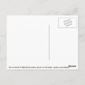 Niederländische Windmühle Wijk bij Duustede, Ruisd Postkarte (Rückseite)