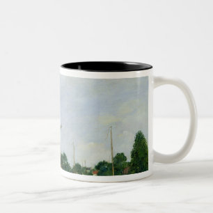 Niederländische Windmühlen, 1884 Zweifarbige Tasse