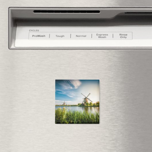 Niederländische Windmühlen | Rotterdam, Holland, F Magnet (In Situ (Geschirrspüler))