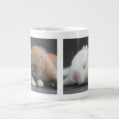 Niederländische Zwergkaninchen Jumbo-Tasse (Vorderseite)