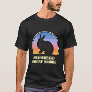 Niederländische Zwergkaninchen Vintages Sunset-Kan T-Shirt
