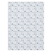 Niederländischer blauer Traditions-Entwurf Tischdecke (Vorderseite)