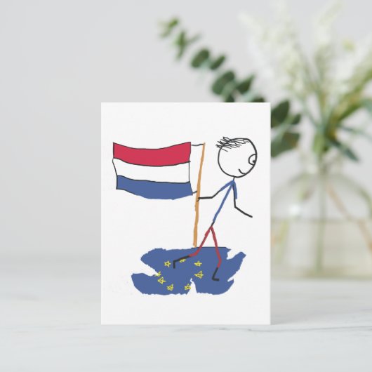 Niederländischer Exit Postkarte (Stehend Vorderseite)
