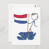 Niederländischer Exit Postkarte (Vorne/Hinten)