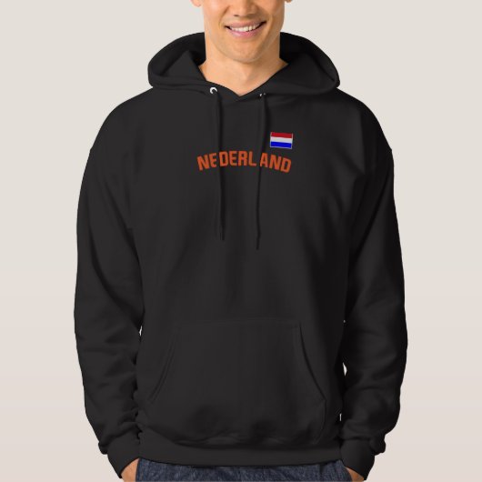 Niederländischer Flaggenstaat Hoodie (Vorderseite)