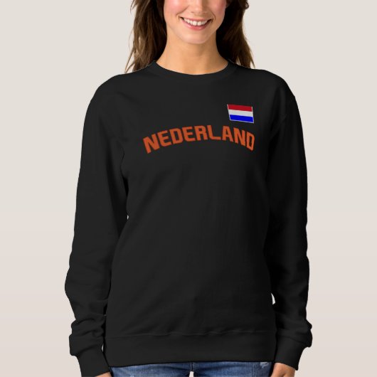 Niederländischer Flaggenstaat Sweatshirt (Vorderseite)