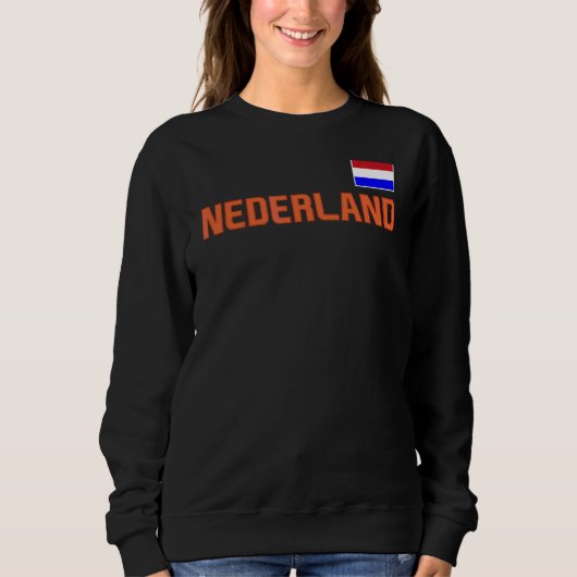 Niederländischer Flaggenstaat Sweatshirt (Vorderseite)