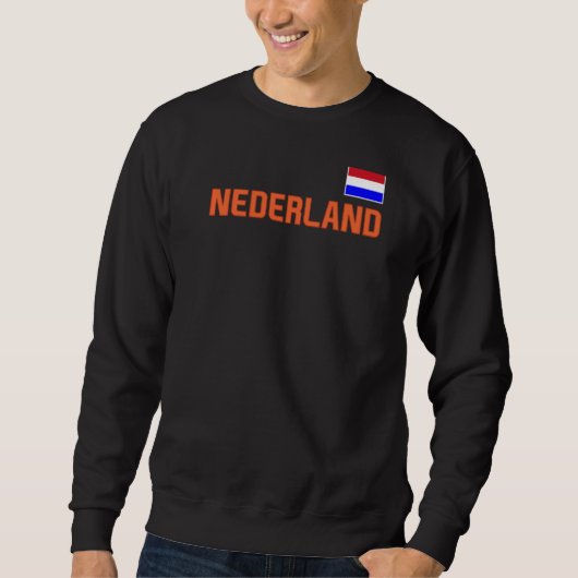 Niederländischer Flaggenstaat Sweatshirt (Vorderseite)