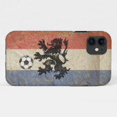 Niederländischer Fußball Case-Mate iPhone Hülle (Rückseite (Horizontal))