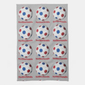 Niederländischer Fußball Geschirrtuch (Vertikal)