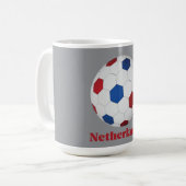 Niederländischer Fußball Kaffeetasse (Vorderseite Links)