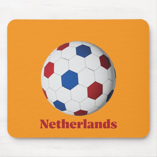 Niederländischer Fußball Mousepad (Vorne)