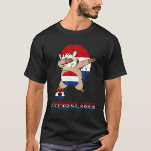 Niederländischer Fußballspieler Igel Niederländisc T-Shirt