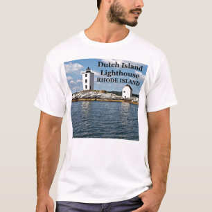 Niederländischer Insel-Leuchtturm, Rhode Island T T-Shirt