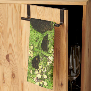 Niederländischer Jugendstil-Igel und Babys Geschirrtuch