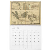 Niederländischer Kolonialkarten-Kalender Kalender (Mär 2026)