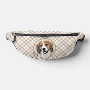 Niederländischer Kooikerhondje Malerei Haustier Hu Bauchtasche