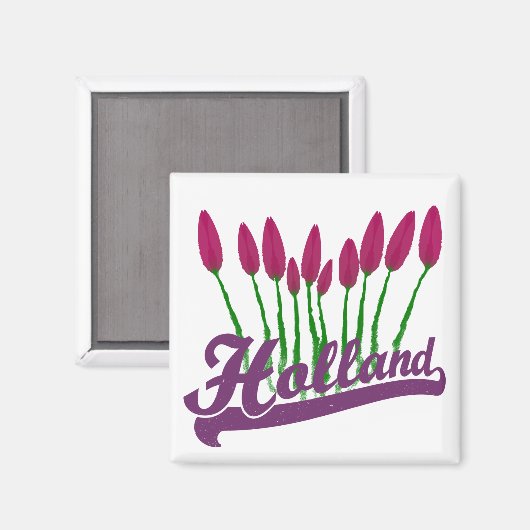 niederländischer Kühlschrankmagnet (Vorderseite/Rückseite)