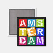 niederländischer Kühlschrankmagnet (Vorderseite/Rückseite)