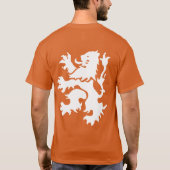 Niederländischer Löwe T-Shirt (Rückseite)