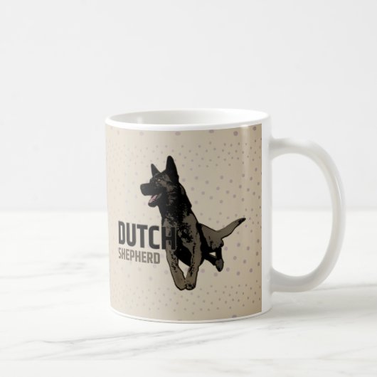 Niederländischer Schäfer-Hund Kaffeetasse (Rechts)