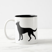 Niederländischer Schäfer Zweifarbige Tasse (Links)
