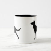 Niederländischer Schäfer Zweifarbige Tasse (Mittel)