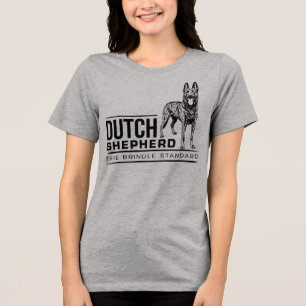 Niederländischer Schäferhund -Hollandse Herdershon Tri-Blend Shirt
