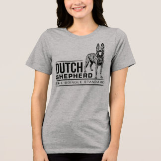 Niederländischer Schäferhund -Hollandse Herdershon Tri-Blend Shirt