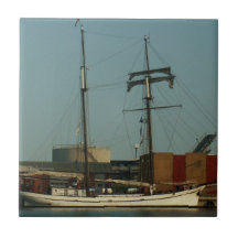 Niederländischer Schooner im dänischen Hafen