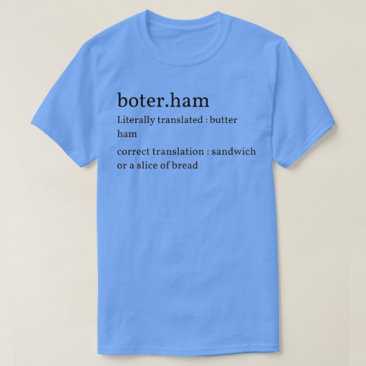 Niederländischer Text - Niederländisch T-Shirt (Design vorne)