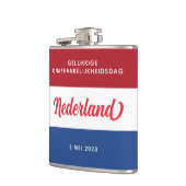 Niederländischer Unabhängigkeitstag Niederländisch Flachmann (Links)