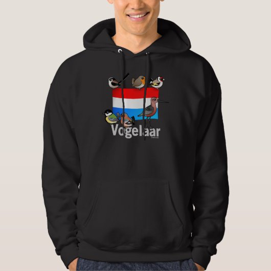 Niederländischer Vogelbeobachter: Vogelaar Hoodie (Vorderseite)